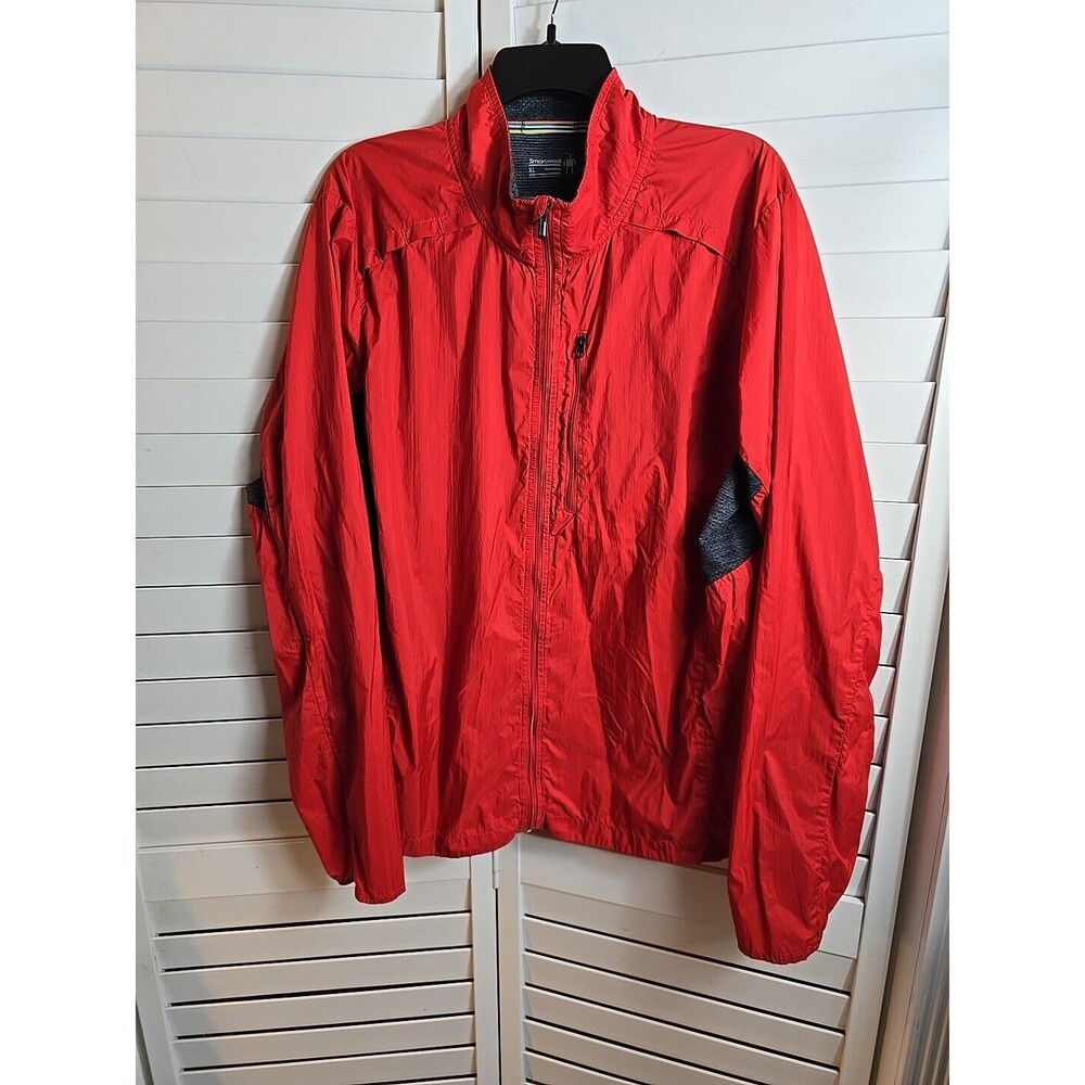 Men's Red Lightweight Windbreaker Jacket - Unbranded